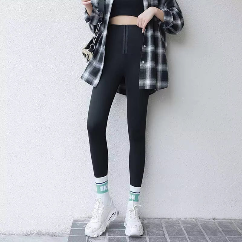 Nessaj Shaper Adjust Belts Gym Leggings High Waist Patchwork Pants Tummy Control Leggings For Fitness Running Leggings Clothes